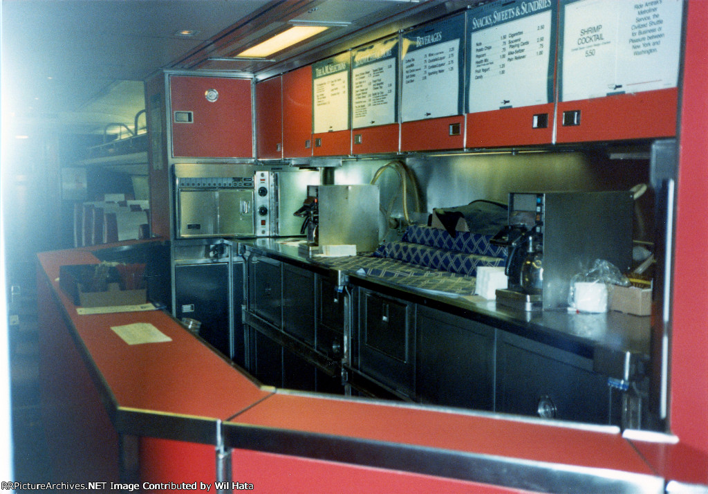 Amtrak Amfleet Dinette 28xxx Interior